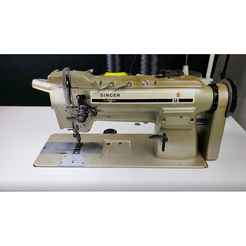 SINGER 212 U141a Double Needle Industrial Sewing Machine Adjustable Table  Mp331 for sale online